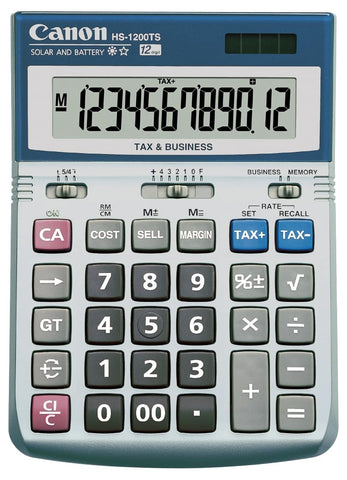 Canon Office Products HS-1200TS Business Calculator, Black, 4 7/8 x 6 7/8