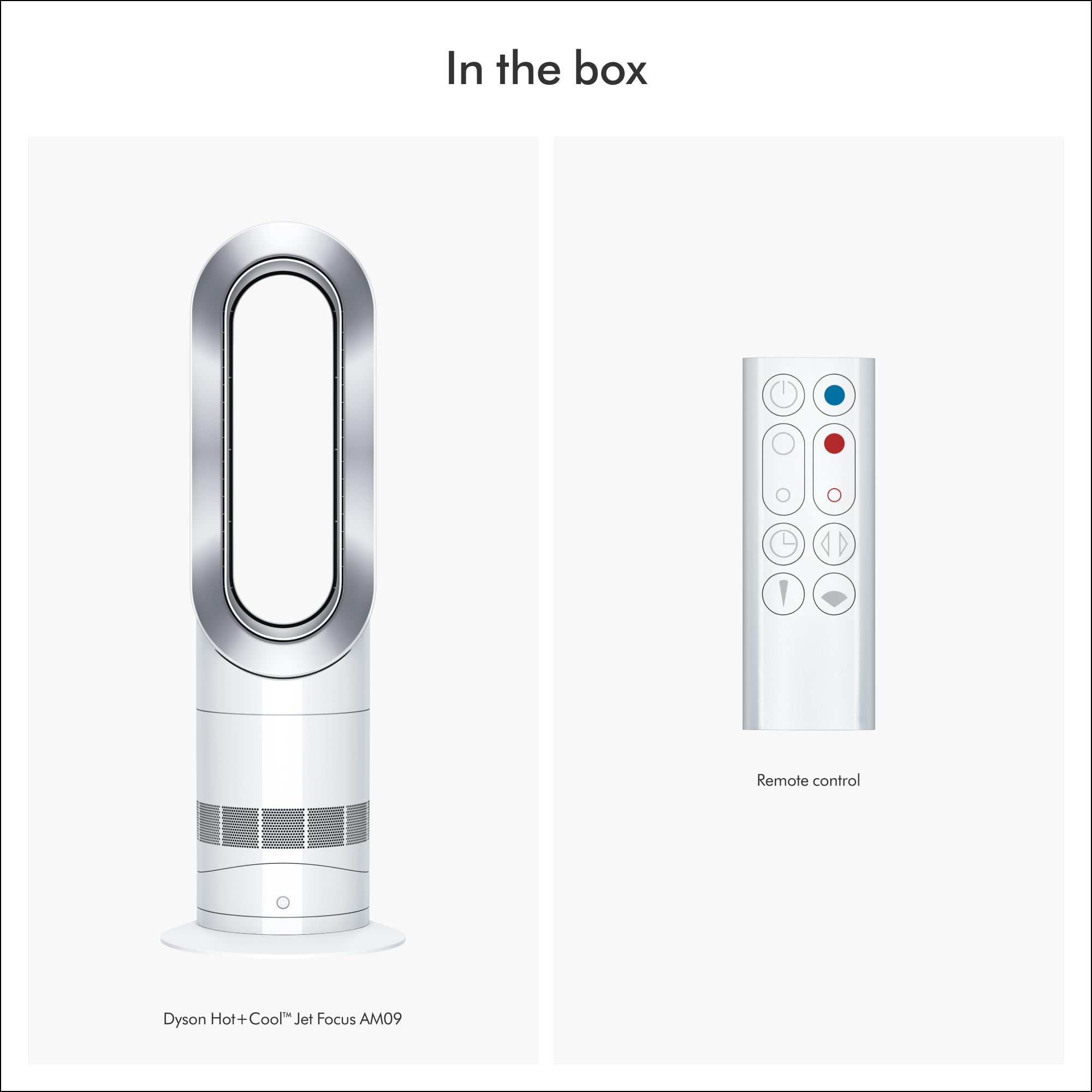 Dyson Hot+Cool™ AM09 Jet Focus heater and fan