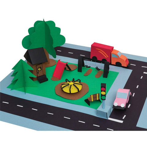 Riverside 3D Construction Paper, Salmon, 9" x 12", 50 Sheets