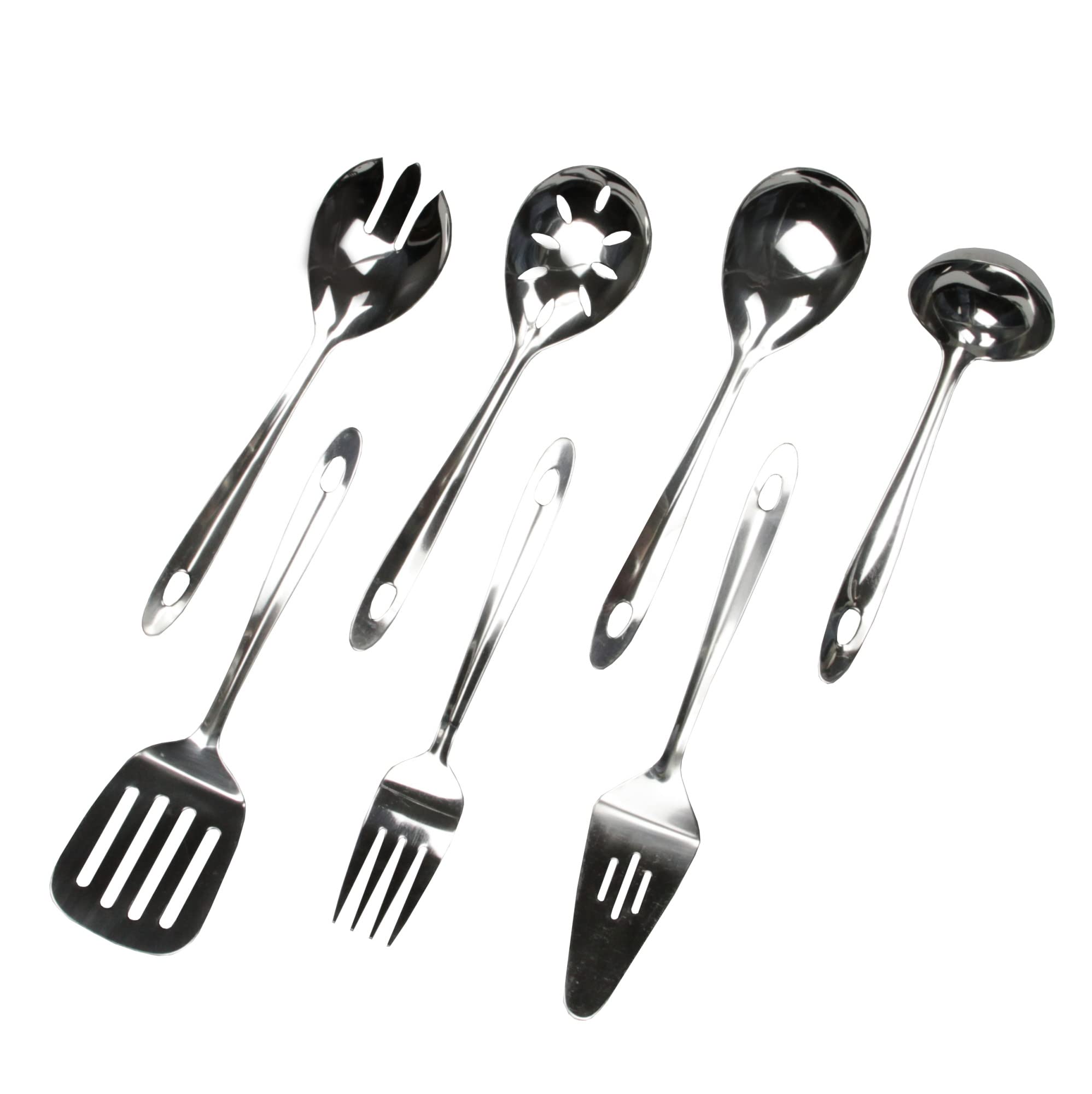Chef Craft Select Slotted Severing Spoon, 9.5 inch, Stainless Steel