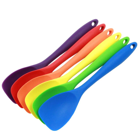 Chef Craft Premium Silicone Spoon Spatula, 11.5 inch, Blue