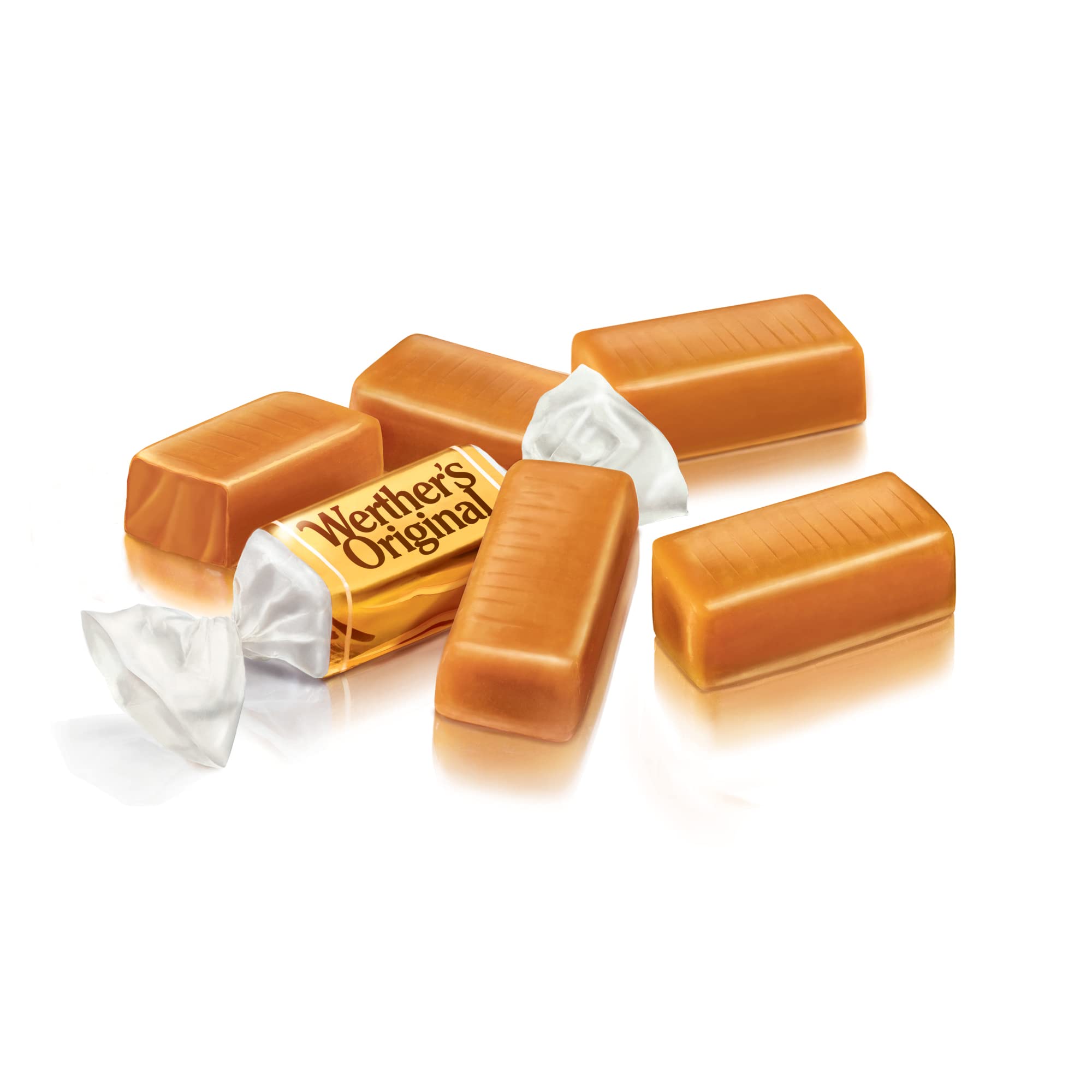 Werther's Original Chewy Caramel Candy, 2.4 Oz Bags (Pack of 12)