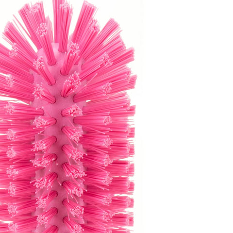 SPARTA Plastic Multi-Purpose Valve Brush, Pipe Brush, Round Brush with Polyester Bristles, Color Coded for Commercial Cleaning, Kitchen, Restaurant, Bathroom, 5.9 X 3 X 5.9 Inches, Pink