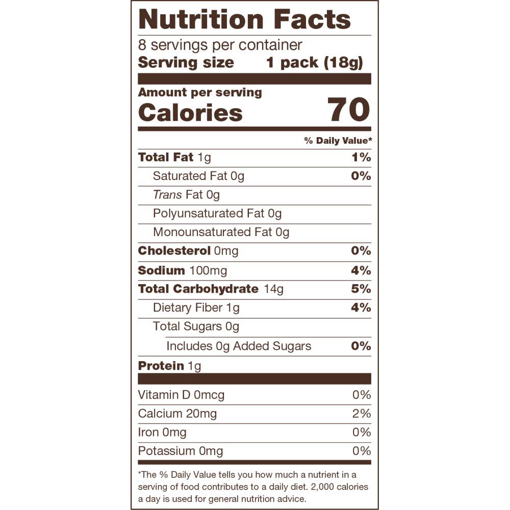 Sanissimo Salmas Oven Baked Corn Crackers, 100% Whole Grain Corn, Gluten Free, Non-GMO Project Verified, 8 Individually Wrapped Snack Packs (3 Crackers Each)
