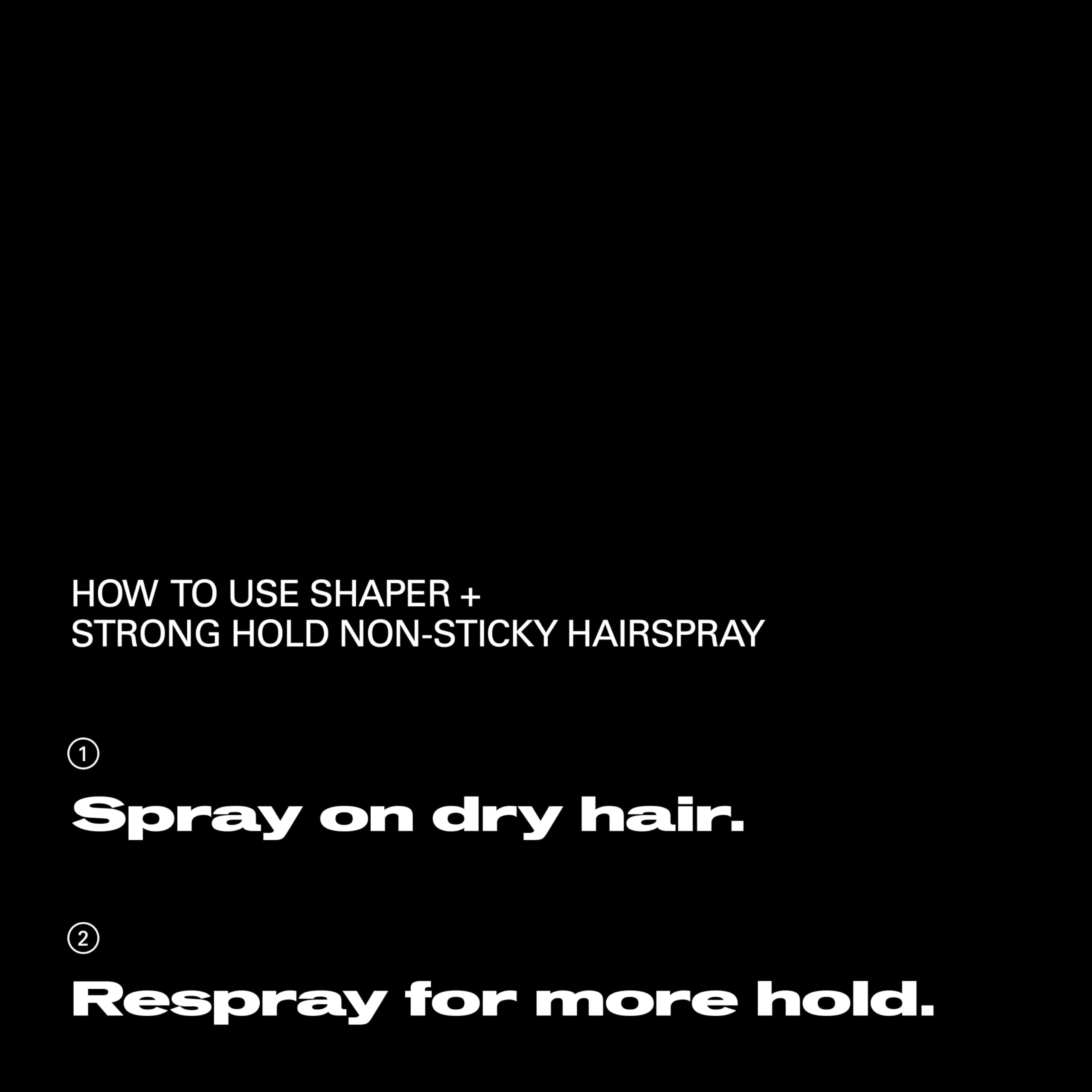 Sebastian Professional Shaper Plus Hairspray, 50% VOC | Humidity Resistant, Extra Hold | 10.6 oz | Packaging May Vary