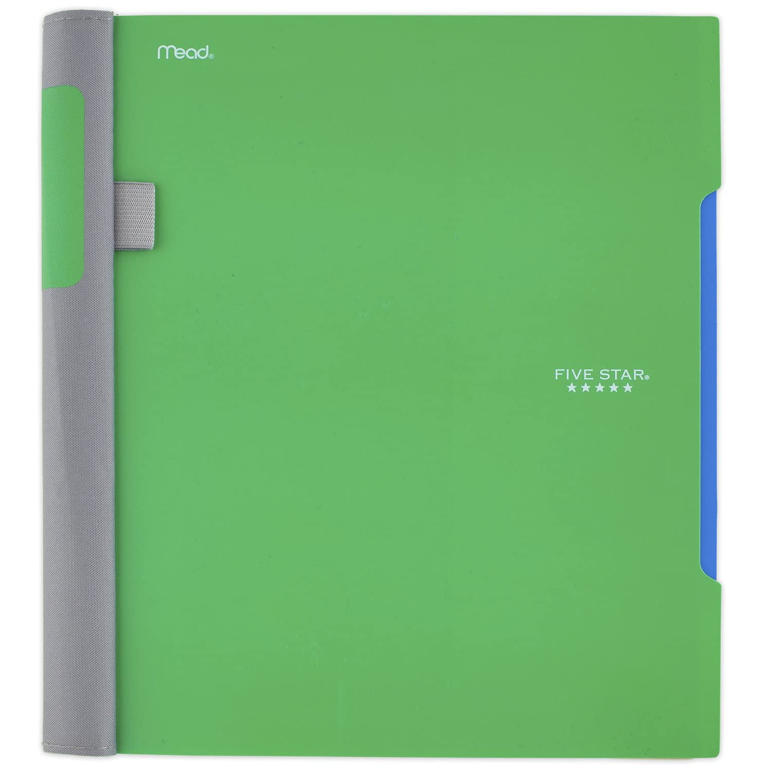 Five Star Advance Spiral Notebook, 1 Subject, College Ruled Paper, 100 Sheets, 11 x 8-1/2 inches, Green (72884)
