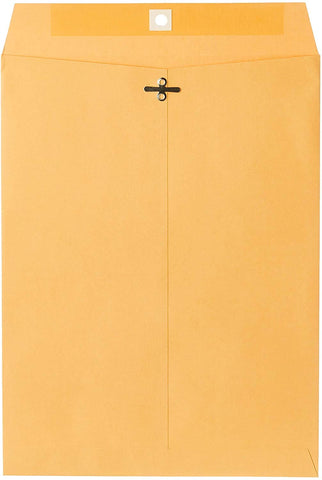 Mead Envelopes, 9" x 12", Clasp Closure, Brown Kraft All-Purpose 24-lb Paper Mailing Envelopes, 20 Count (76020)