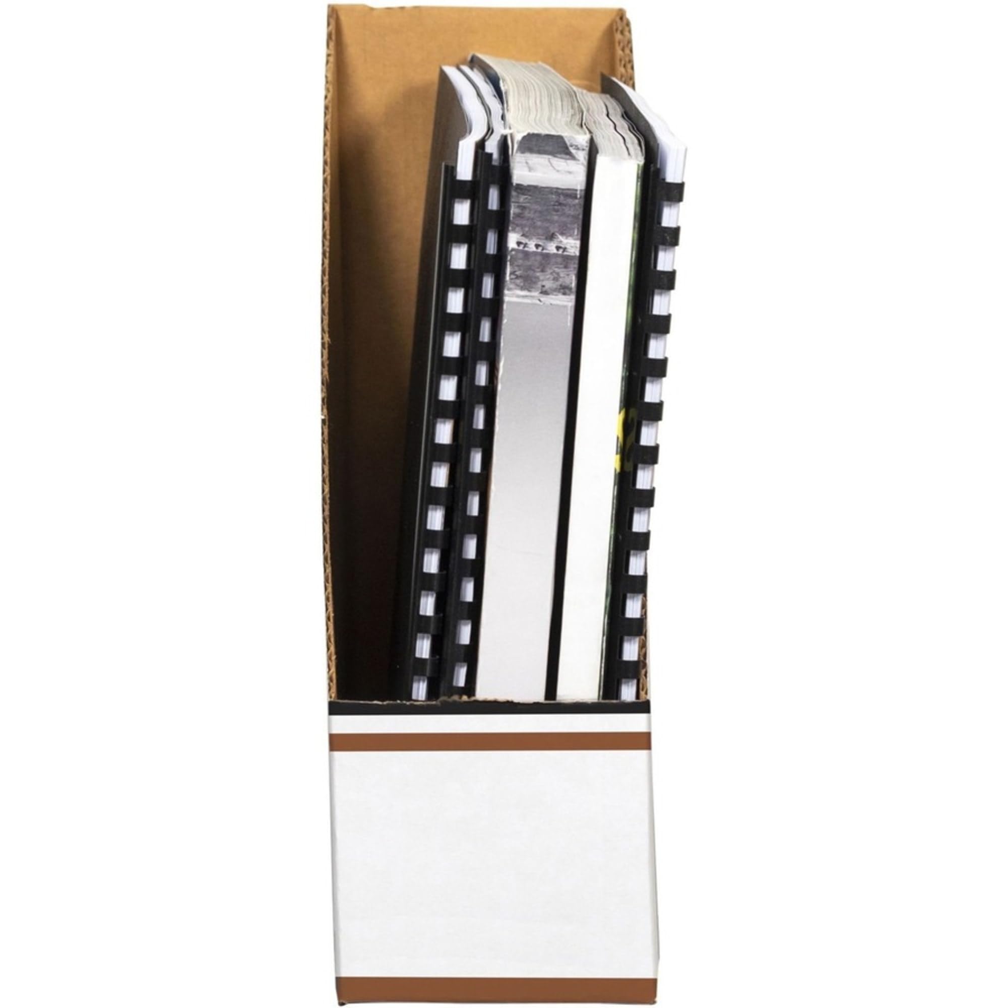 Bankers Box Magazine File Holders, Oversized Letter, Wood Grain, 12 Pack (07224)
