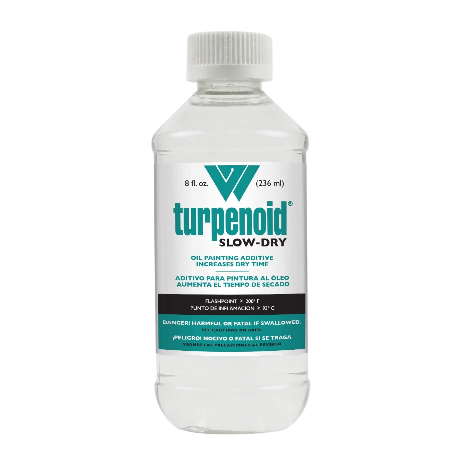 Weber Turpenoid Slow-Dry Oil Painting Additive, 236ml Bottle, Clear, 1 Each (1635)