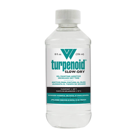 Weber Turpenoid Slow-Dry Oil Painting Additive, 236ml Bottle, Clear, 1 Each (1635)