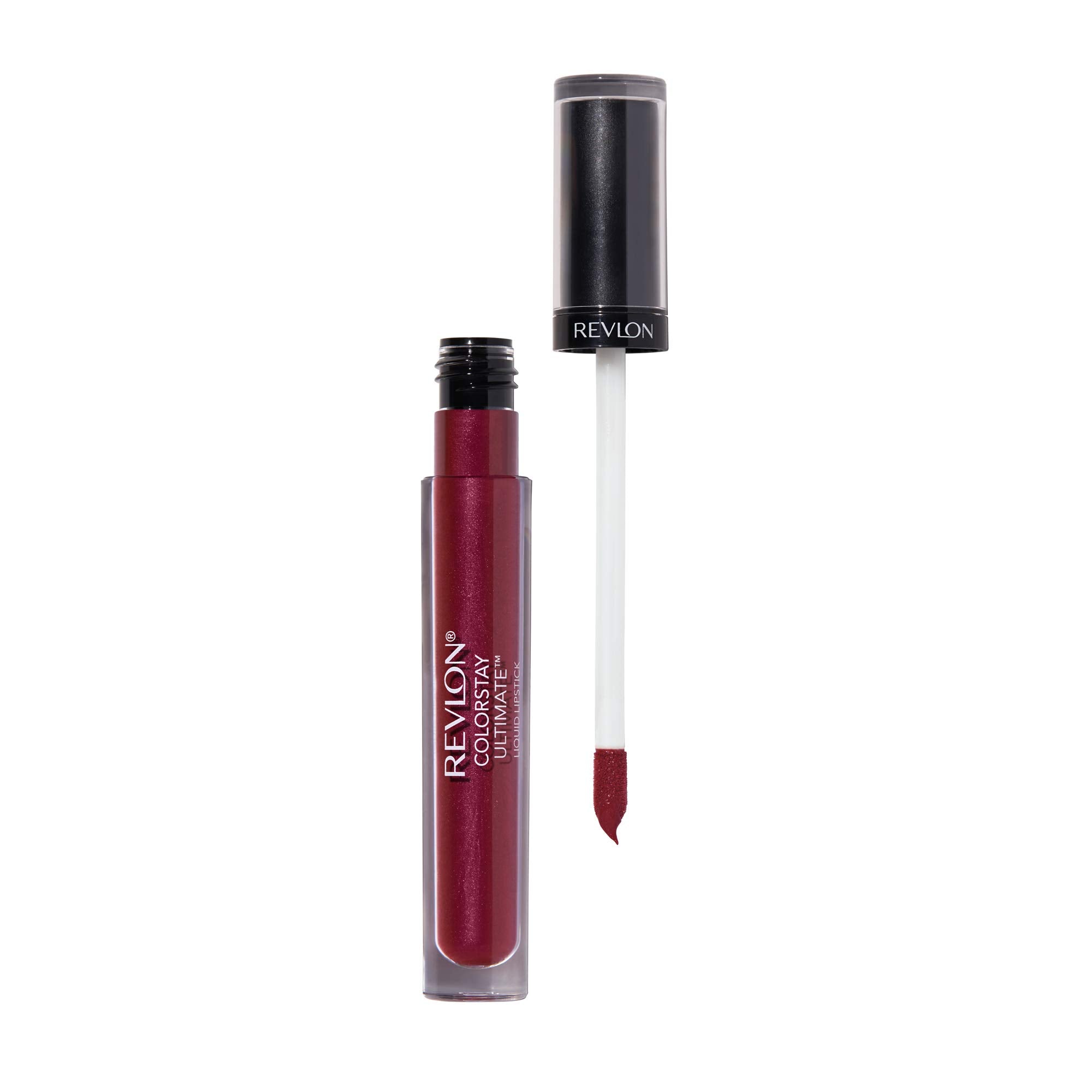 Revlon ColorStay Ultimate Liquid Lipstick, Longwear Rich Lip Colors, Wears for Up to 24 Hours, Satin Finish, 040 Brilliant Bordeaux, 0.1 fl oz