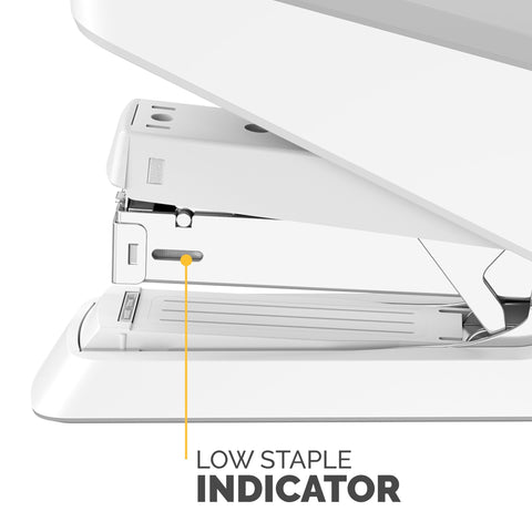 Fellowes LX870 EasyPress Office Stapler, Full Strip Effortless One-Touch Stapler for Classroom, Home and Office, Holds Full Strip of Staples, 40 Sheet Capacity, Black
