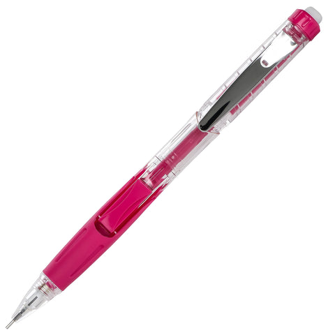 Pentel Twist Erase Click Automatic Pencil with 2 Eraser Refills and Lead, 0.7mm, Assorted Barrels, Color May Vary, 2 Pack (PD277TLEBP2)