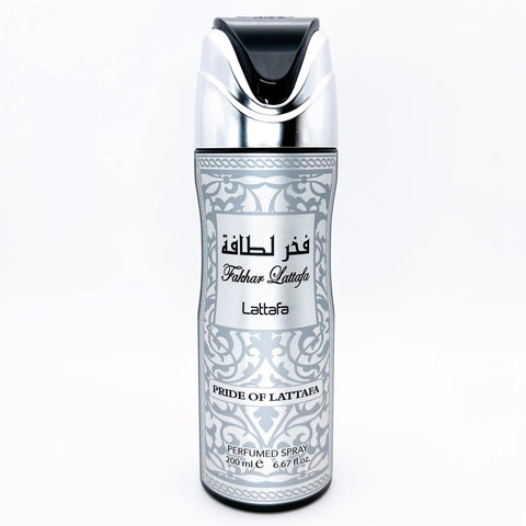 Lattafa Fakhar for Men - Fresh, Marine, Woody, Earthy - Perfumed Deodorant Spray, 6.67 Ounce / 200 ml