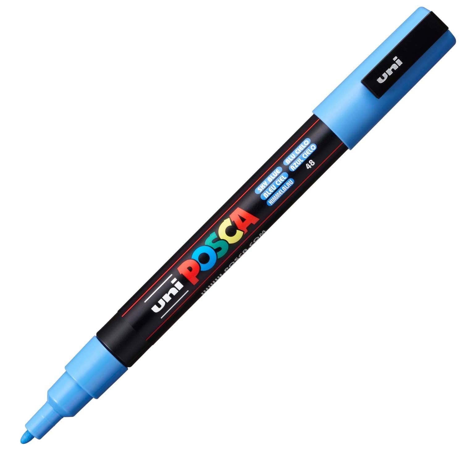 Posca Acrylic Paint Marker, Fine, Pack Of 1, Sky Blue
