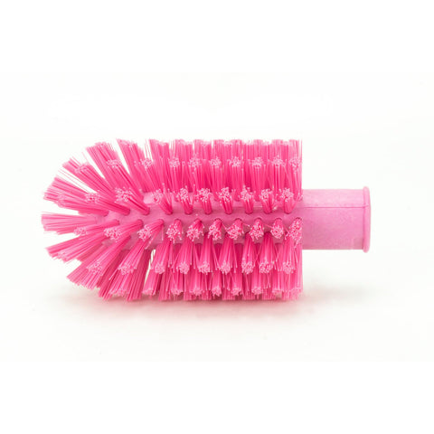SPARTA Plastic Multi-Purpose Valve Brush, Pipe Brush, Round Brush with Polyester Bristles, Color Coded for Commercial Cleaning, Kitchen, Restaurant, Bathroom, 5.9 X 3 X 5.9 Inches, Pink