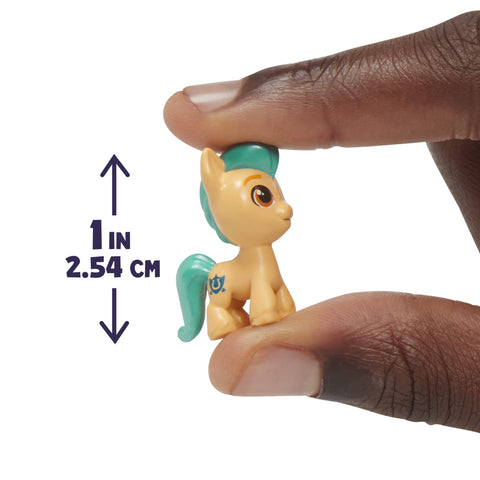 My Little Pony Mini World Magic Crystal Keychain Hitch Trailblazer Toy - Portable Mini Playset, Pony, and Accessories For Kids Ages 5 and Up