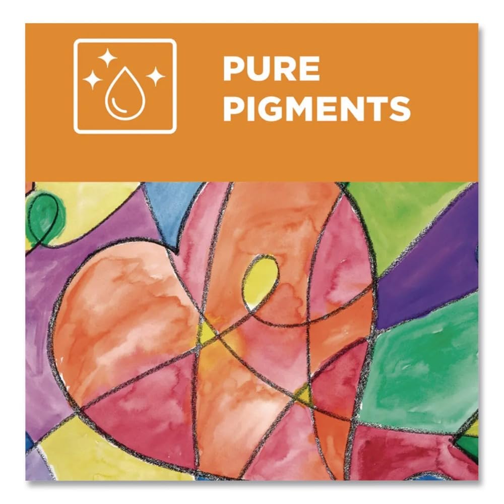Dixon Semi-Moist Oval Pan 8-Watercolors Set