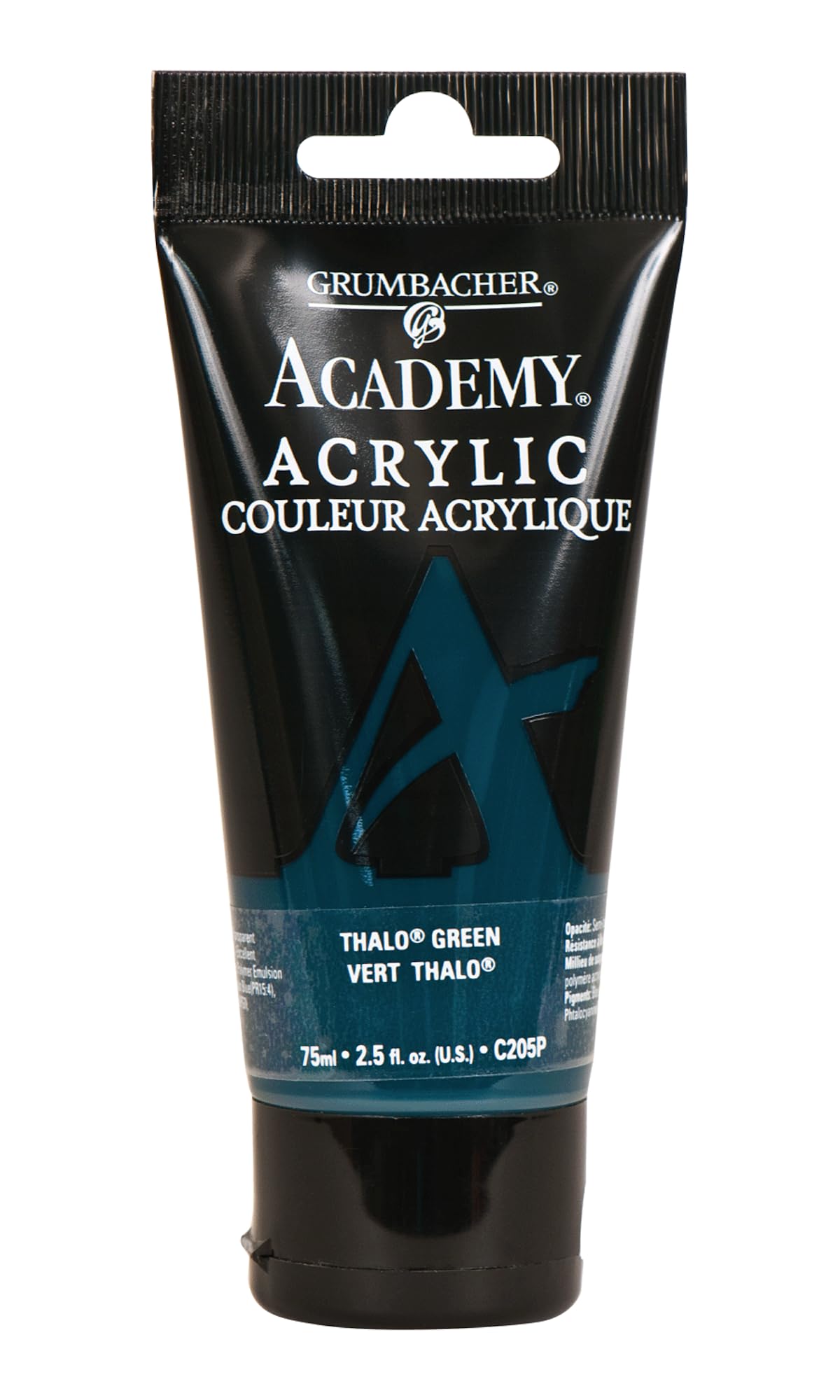 GRUMBACHER Academy Acrylic Paint Size: 254 oz, Thalo Green (C205P)