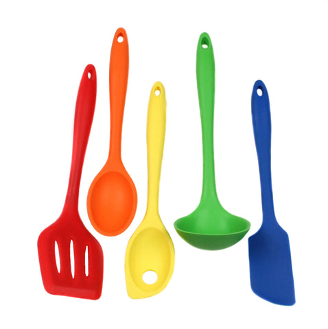 Chef Craft Premium Silicone Angled Spatula, 11 inch, Blue