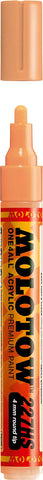 Molotow ONE4ALL Acrylic Paint Marker, 4mm, Peach Pastel, 1 Each (227.214)