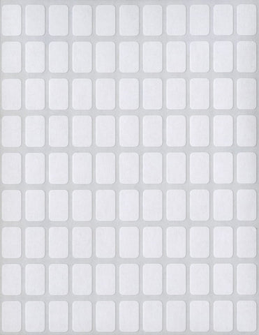 MACO White Rectangular Multi-Purpose Labels, 5/16 x 1/2 Inches, 1000 Per Box (MS-508)