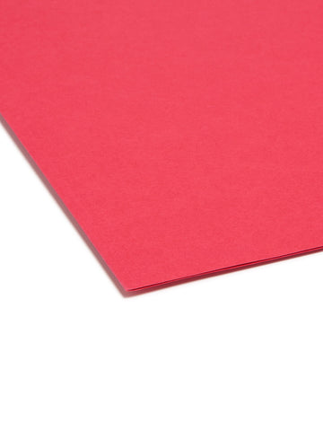 Smead SuperTab File Folder, Oversized 1/3-Cut Tab, Legal Size, Assorted Primary Colors, 100 per Box (11988)
