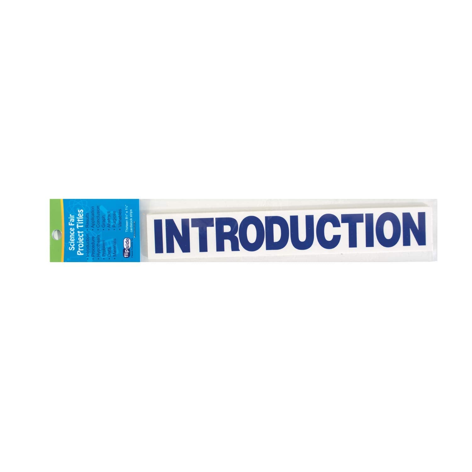 Flipside Products Blue Science Fair Titles, Display Board Titles, Projects, School, Kids, Classroom, Pack of 24