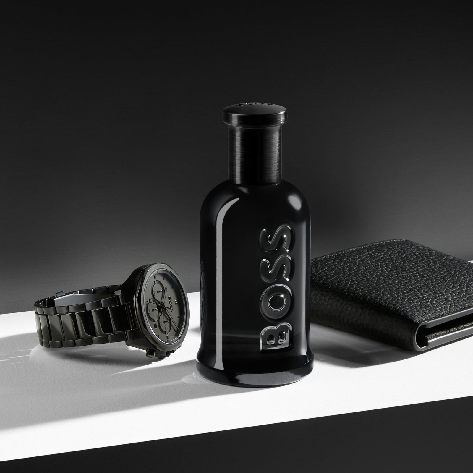 Hugo Boss Bottled Parfum – Woody Ambery Men's Cologne – With Notes of Leather, Orris & Wood – Long Lasting Fragrance