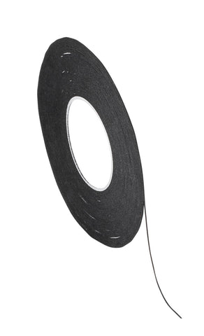 Chartpak Graphic Art Tape, 1/64 W x 648 L Inches, Black Crepe, 1 Roll (BGCP1501)