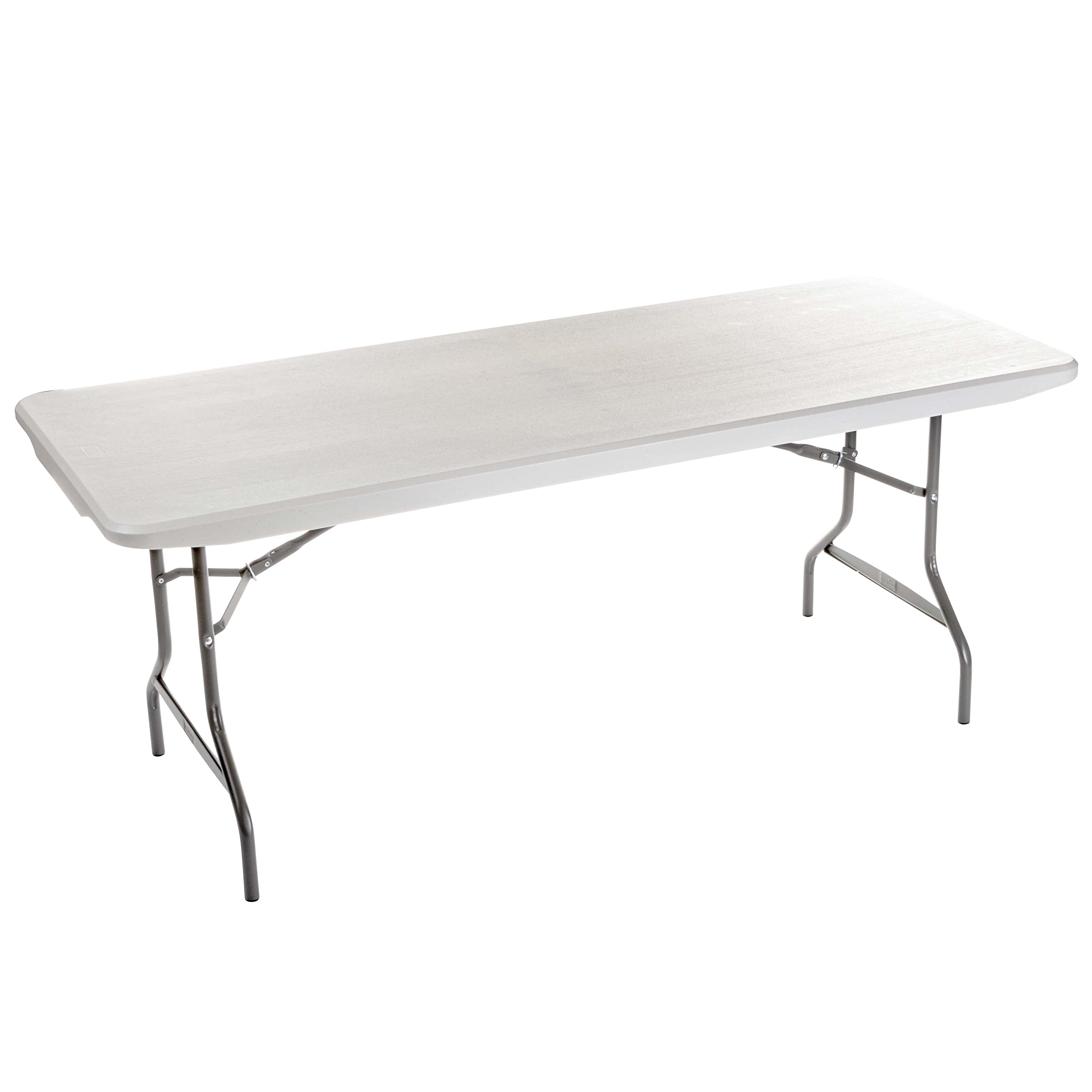 Iceberg IndestrucTable Commercial Folding Table, Indoor/Outdoor, Platinum, 30" W x 72" L x 29" H