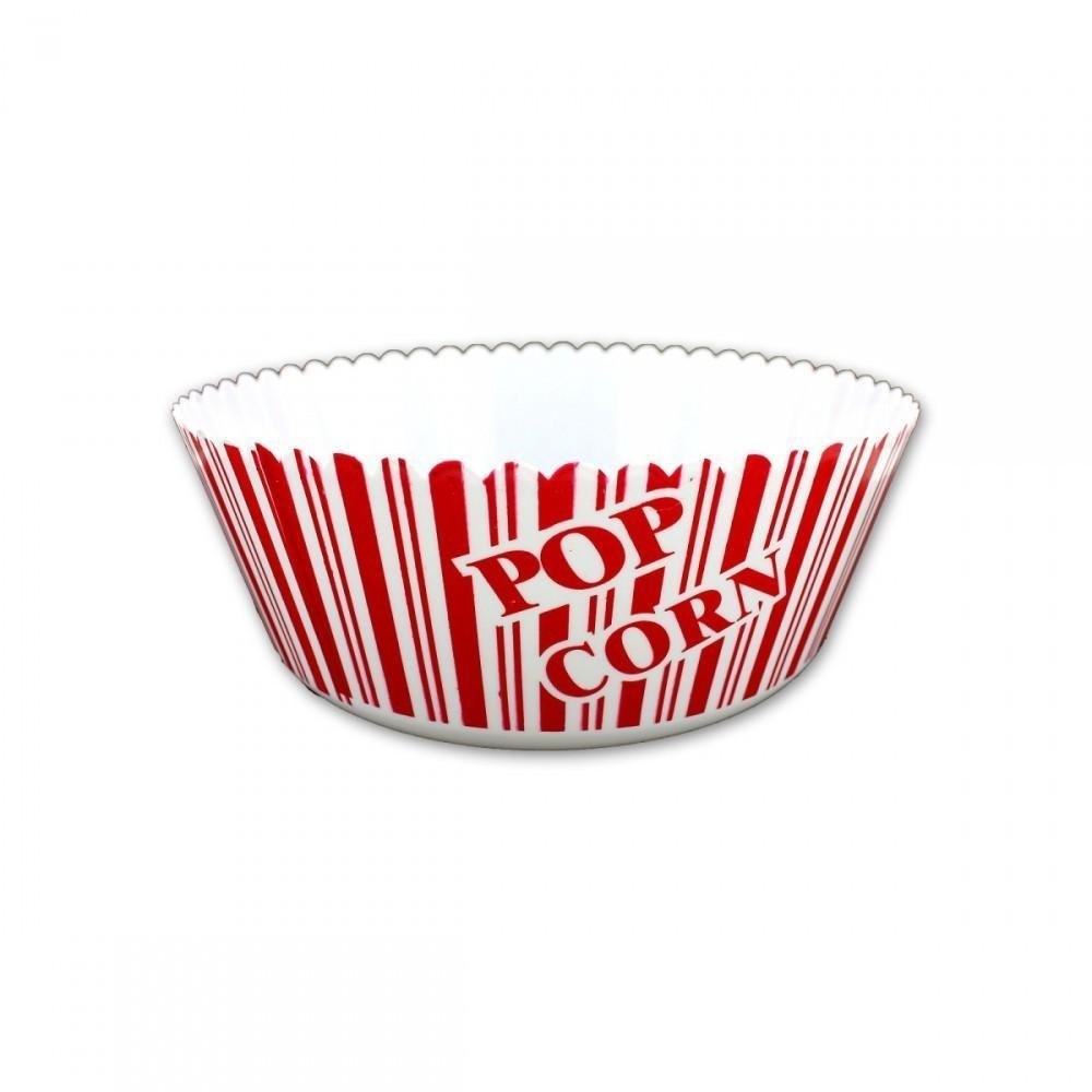 Family movie time theater style reusable plastic large popcorn bowl