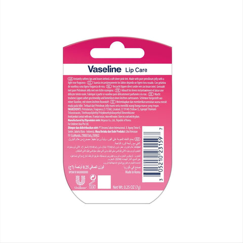 Vaseline Lip Therapy Rosy Lips 0.25 Oz./7 Grams, Pack of 2