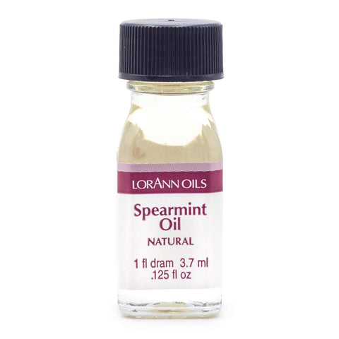 LorAnn Oils Super Strength Flavoring - Used For Candy Making, Flavoring Extracts, Baking, Hard Candy, and Flavor Oils - Bold, Natural Flavors 4X Stronger Than Extracts - Spearmint Oil, 0.125 fl oz