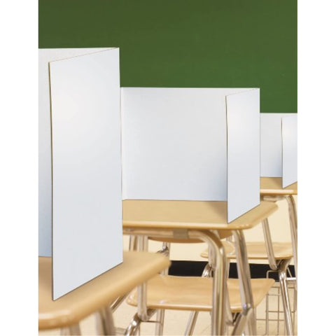 Pacon Privacy Boards, White, 48" x 16", 4 Boards (3782)