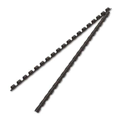 Fellowes 1/4in Black Binding Combs (25 Pack)