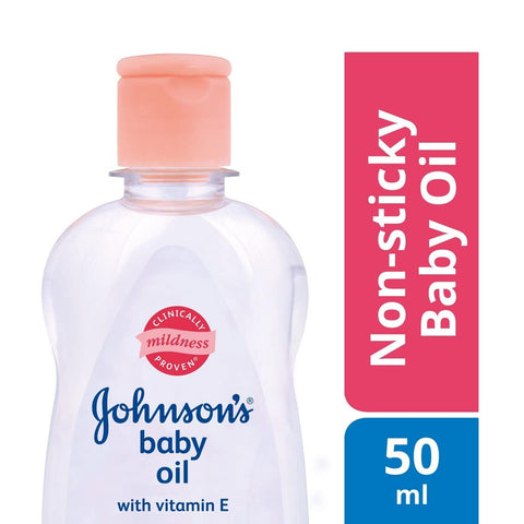 Johnson's Baby Massage Oil, 50 ml / 1.7 FL Oz - 3 Pack