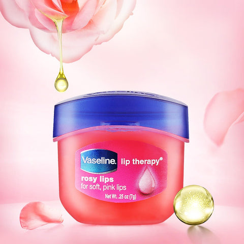 Vaseline Lip Therapy Rosy Lips 0.25 Oz./7 Grams, Pack of 2