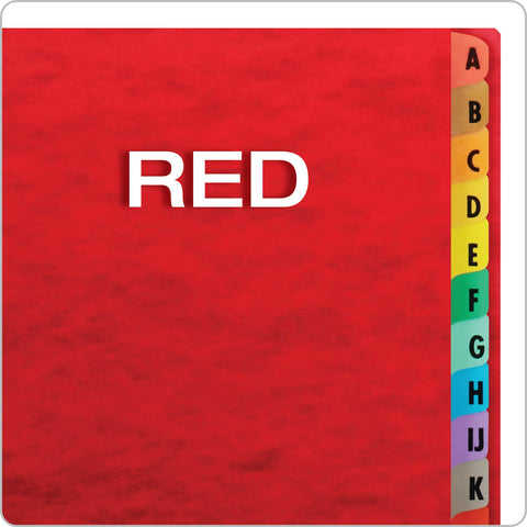 Pendaflex Expanding Desk File, Alphabetic (A–Z), Letter Size, Red, Each (11017)
