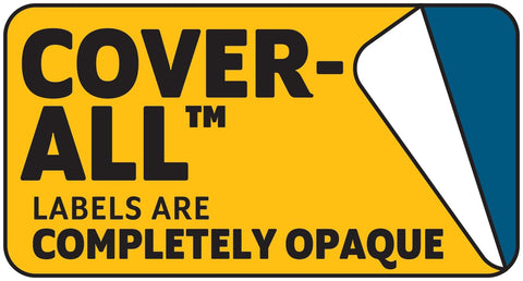 MACO Laser/Ink Jet White COVER-ALL Shipping Labels, 2" x 4", 10 per Sheet, 250 per Pack (ML-1025)
