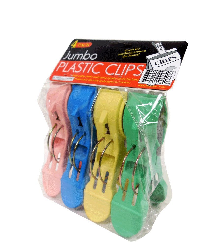 bulk buys Plastic Clips, Jumbo