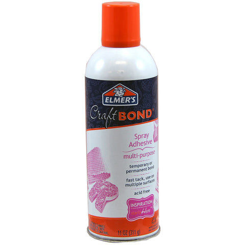 Elmer's Craftbond Multi-Purpose Spray Adhesive, 11 oz, White, Packaging may vary