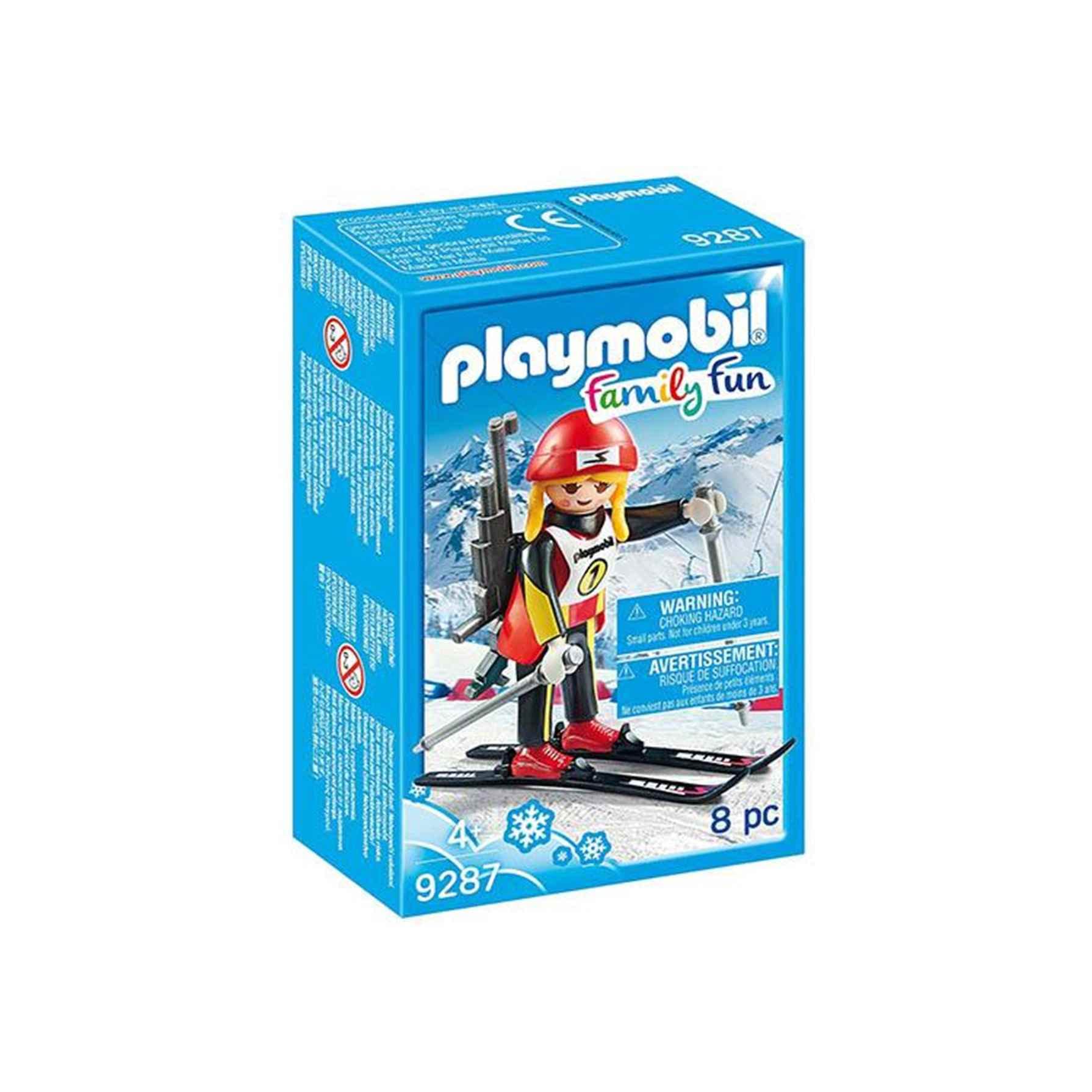 PLAYMOBIL Female Biathlete Figure Building Set