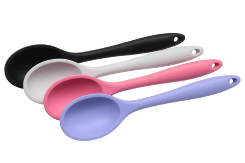 Chef Craft Premium Silicone Spoon Spatula, 11.5 inch, Pink