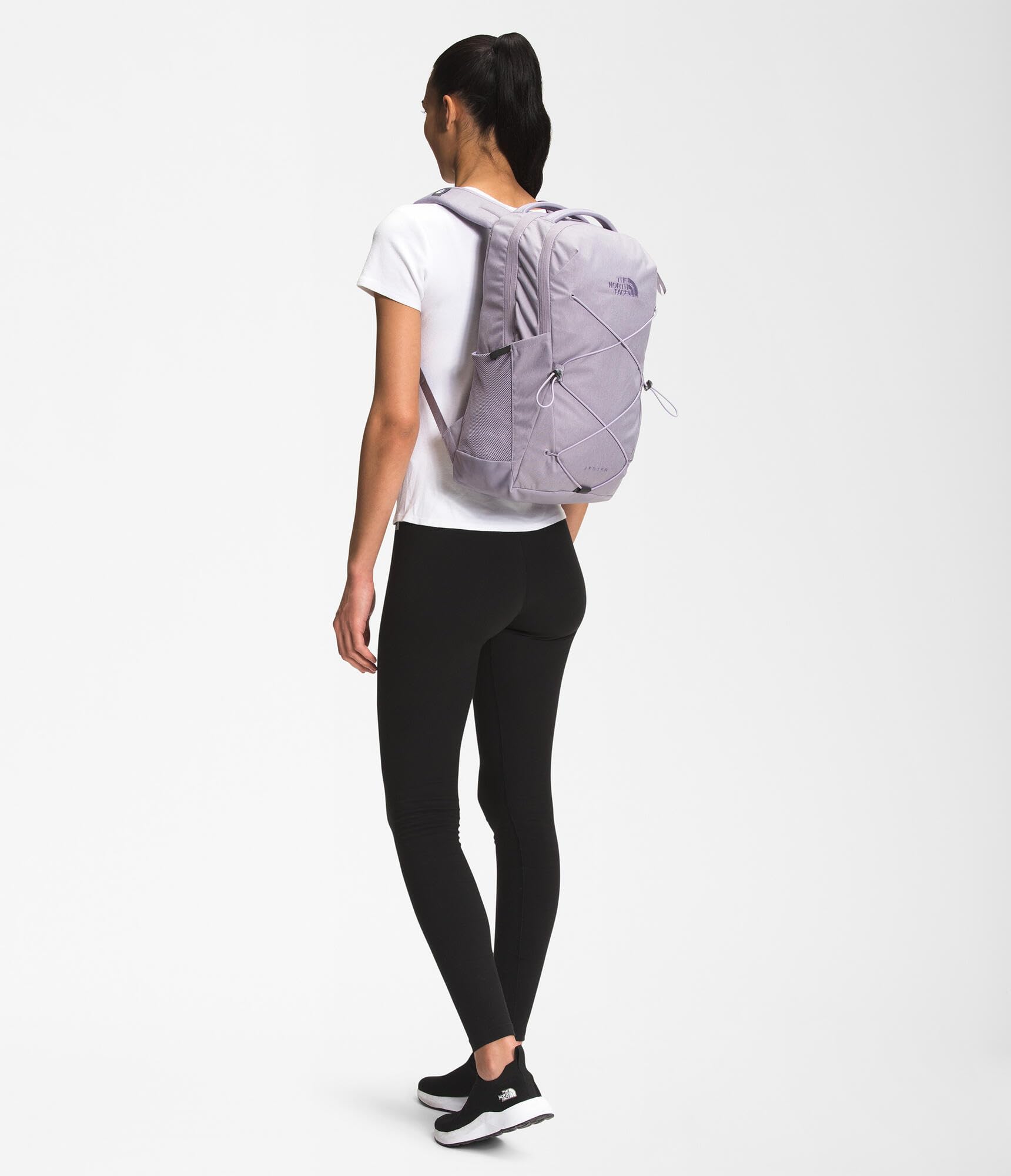 The North Face Women's Jester Everyday Laptop Backpack - Commuter Travel Bag, Laptop Sleeve, Water-Repellent, Minimal Grey Dark Heather/Minimal Grey-NPF, One Size