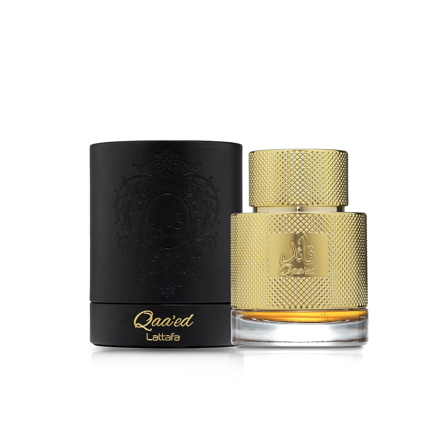 Lattafa Perfumes Qaa'ed for Unisex Eau de Parfum Spray, 3.4 Ounce