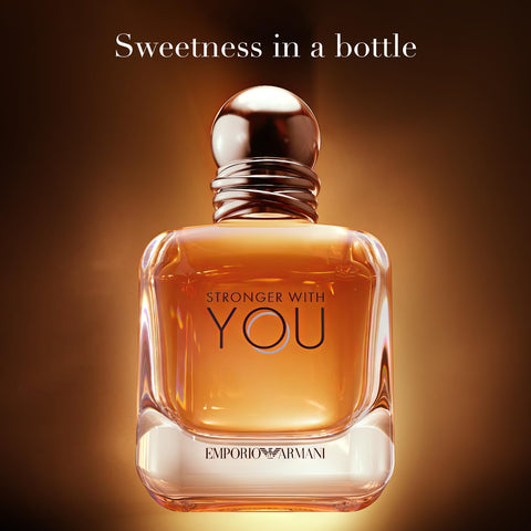 Armani beauty - Stronger With You - Eau de Toilette - Cologne for Men - Warm Spicy Fragrance - Chestnut, Lavender, Tender Sage, Vanilla Notes - 1.7 Fl Oz