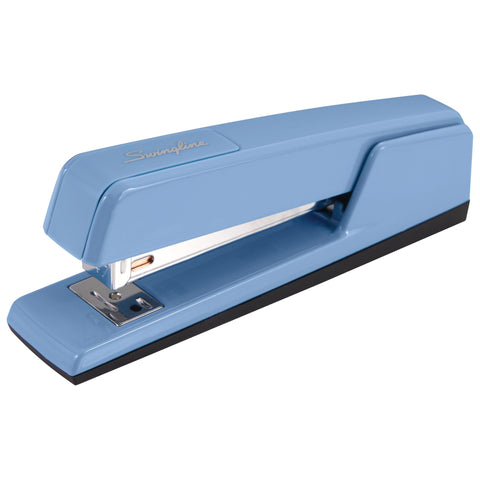 Swingline Stapler, 30 Sheet Capacity, 747 Classic Desktop Stapler, Jam Free, Metal, Sky Blue (74708)