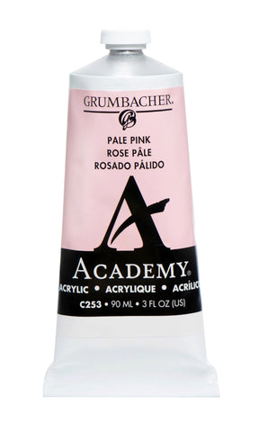 Grumbacher Academy Acrylic Paint, Gloss, 90ml/3 oz Metal Tube, Pale Pink