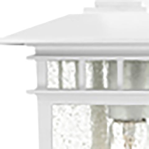 Nuvo Lighting 60/4954 Traditional One Light Hanging Lantern from Cove Neck collection in White finish